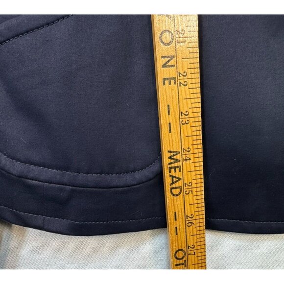 Talbots Womens Stretch Blazer Jacket Button Detail & Pockets Navy - Picture 5 of 10